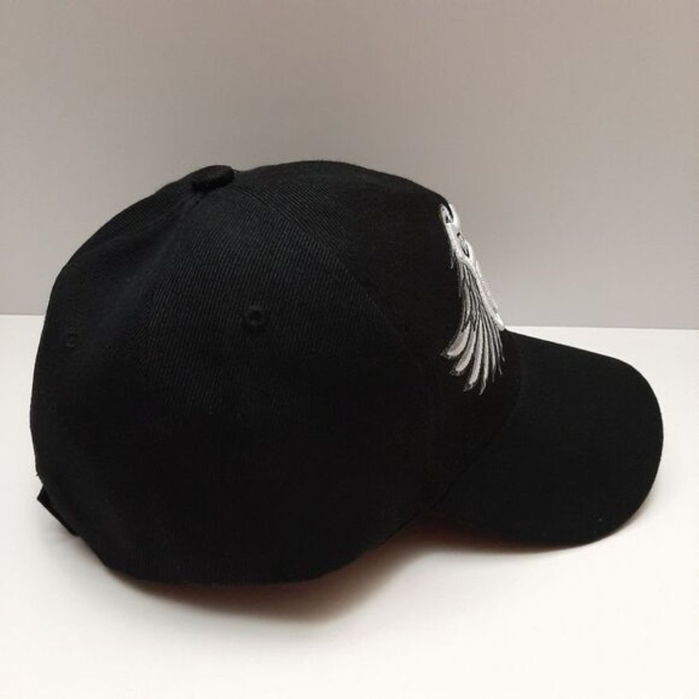 ROUTE 66 by Joycap Classic Baseball Ball Hat Adjustable Back B&W OS - Picture 8 of 13